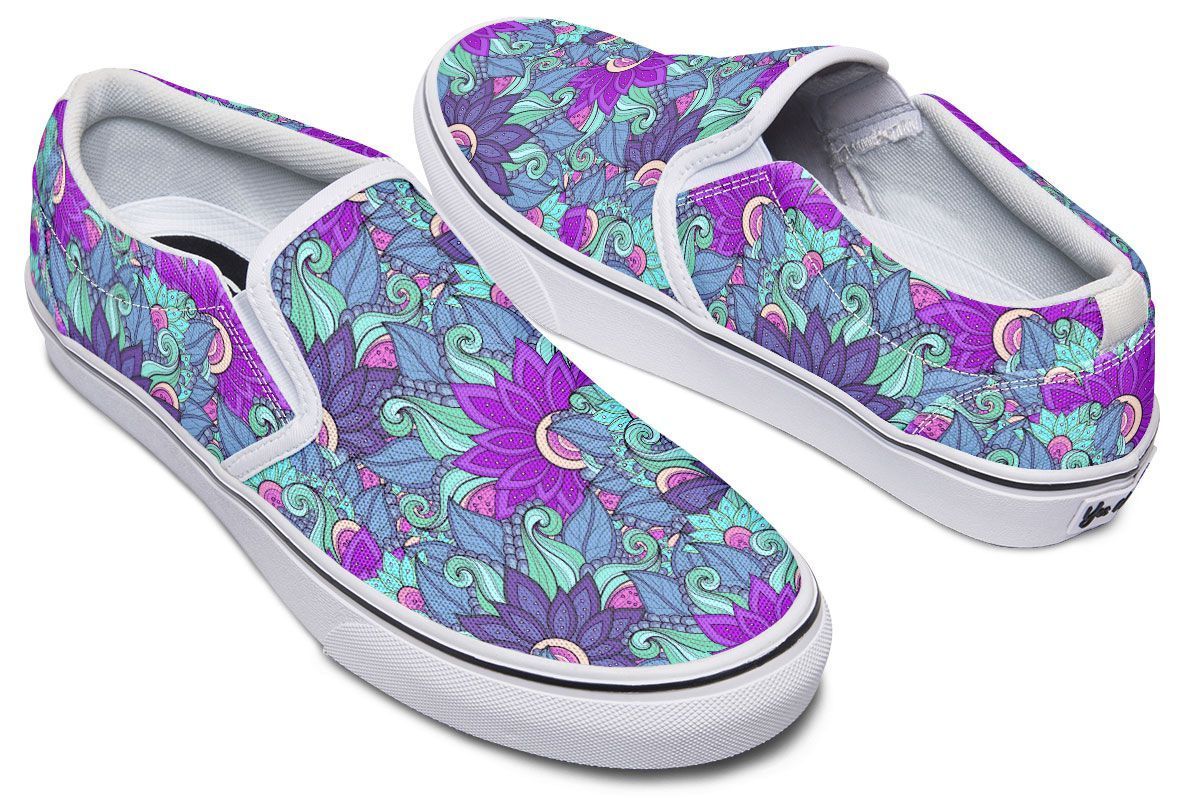 Purple Love Floral Pattern