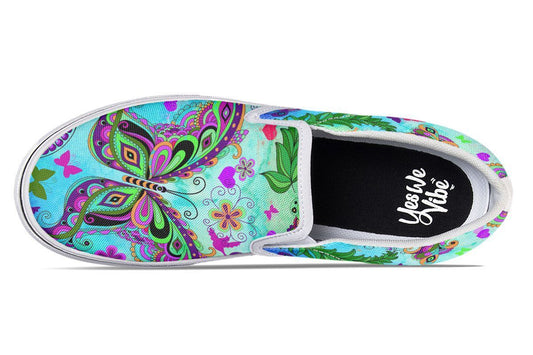 The Butterflies In Watercolor