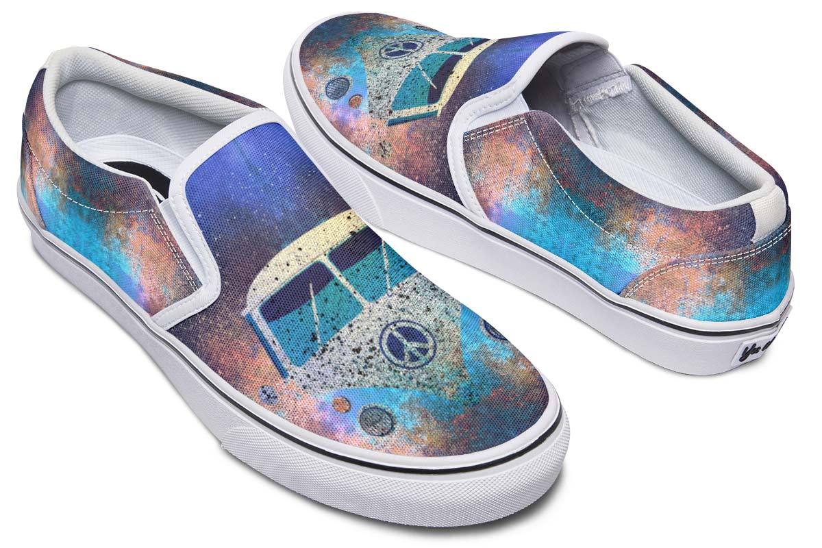 Galaxy Spray Paint Hippie Van