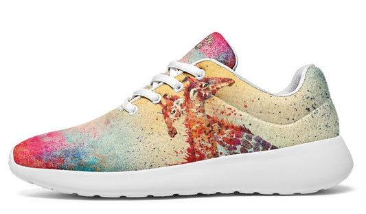 Colorful Paint Giraffes