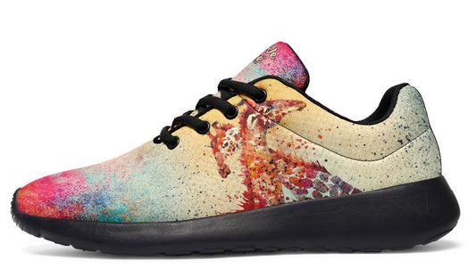 Colorful Paint Giraffes