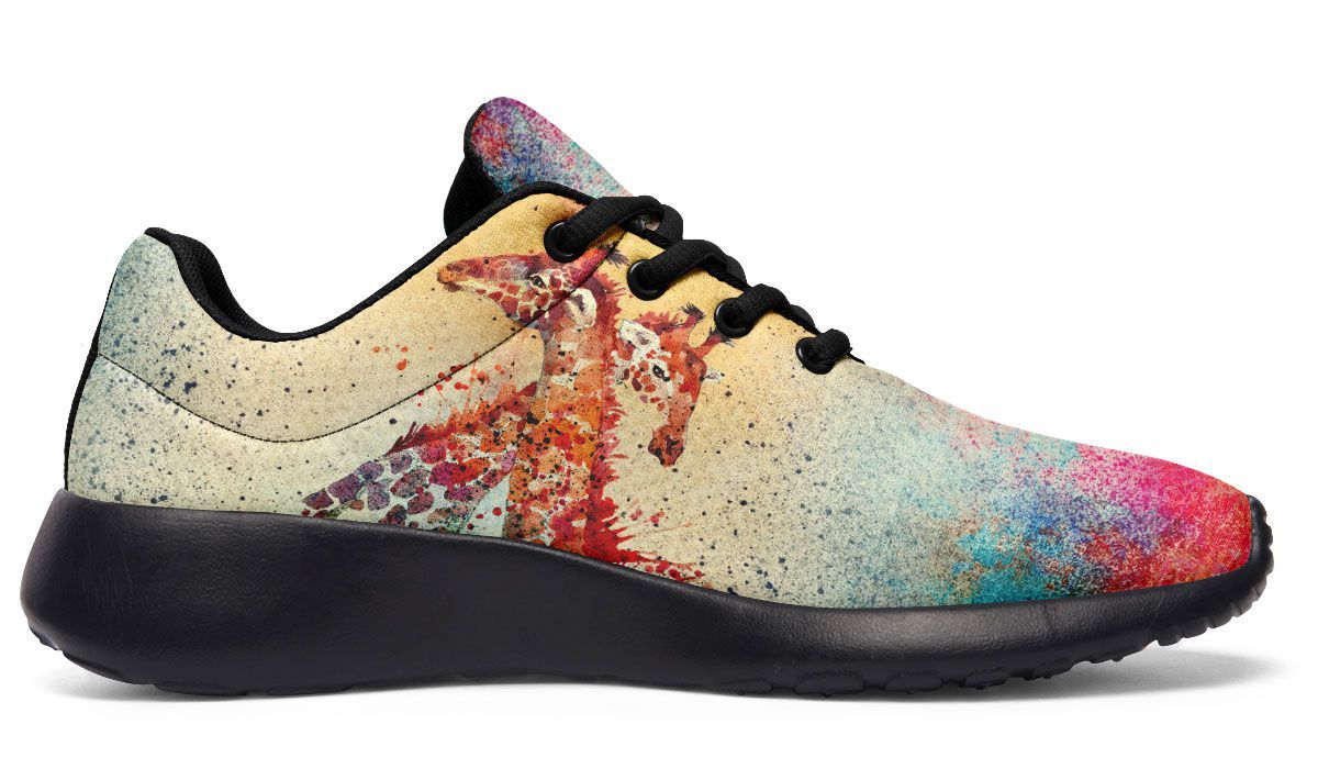 Colorful Paint Giraffes