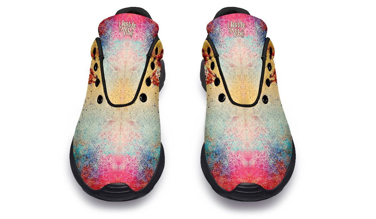 Colorful Paint Giraffes