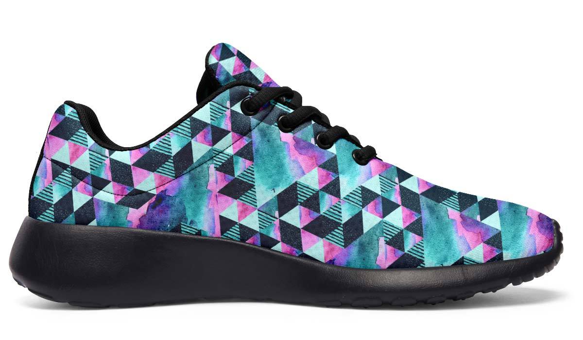 Geometric Watercolor Turquoise