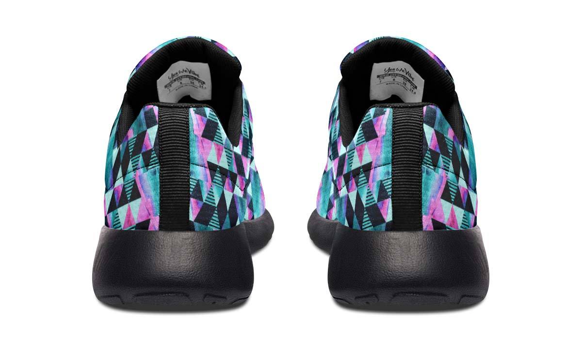 Geometric Watercolor Turquoise