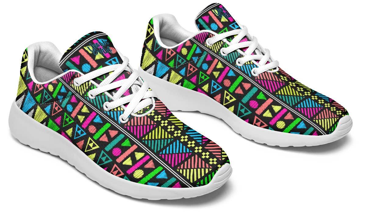 Neon Geo Print