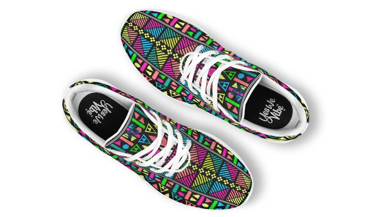 Neon Geo Print