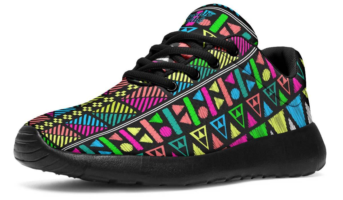 Neon Geo Print