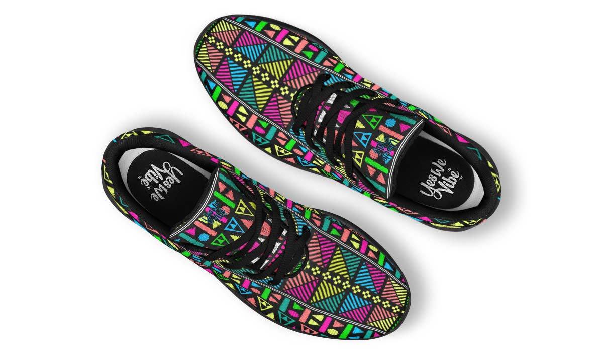 Neon Geo Print