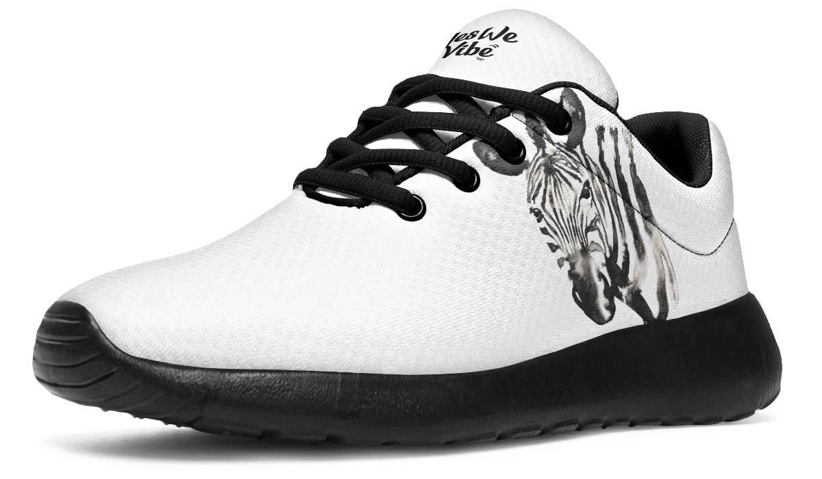 Watercolor Black Zebra