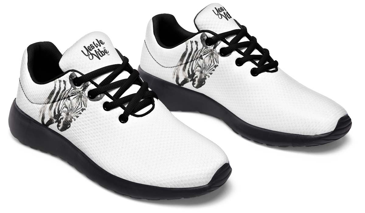 Watercolor Black Zebra