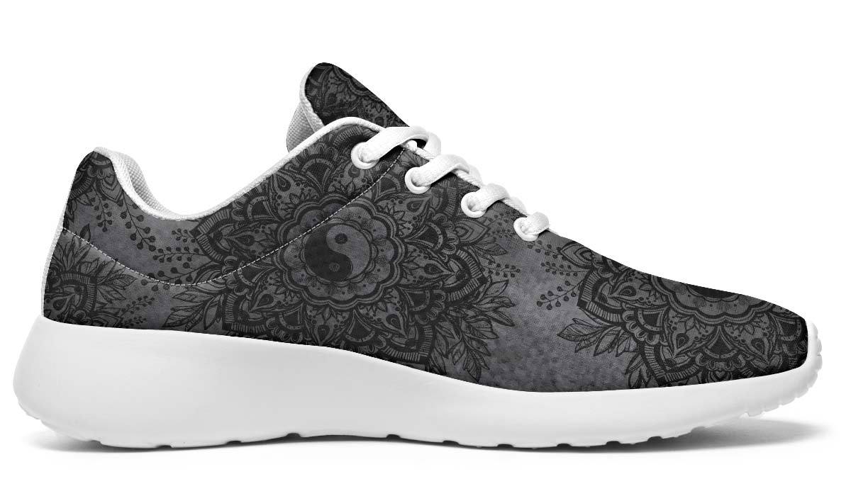 Yin Yang Mandala Grey