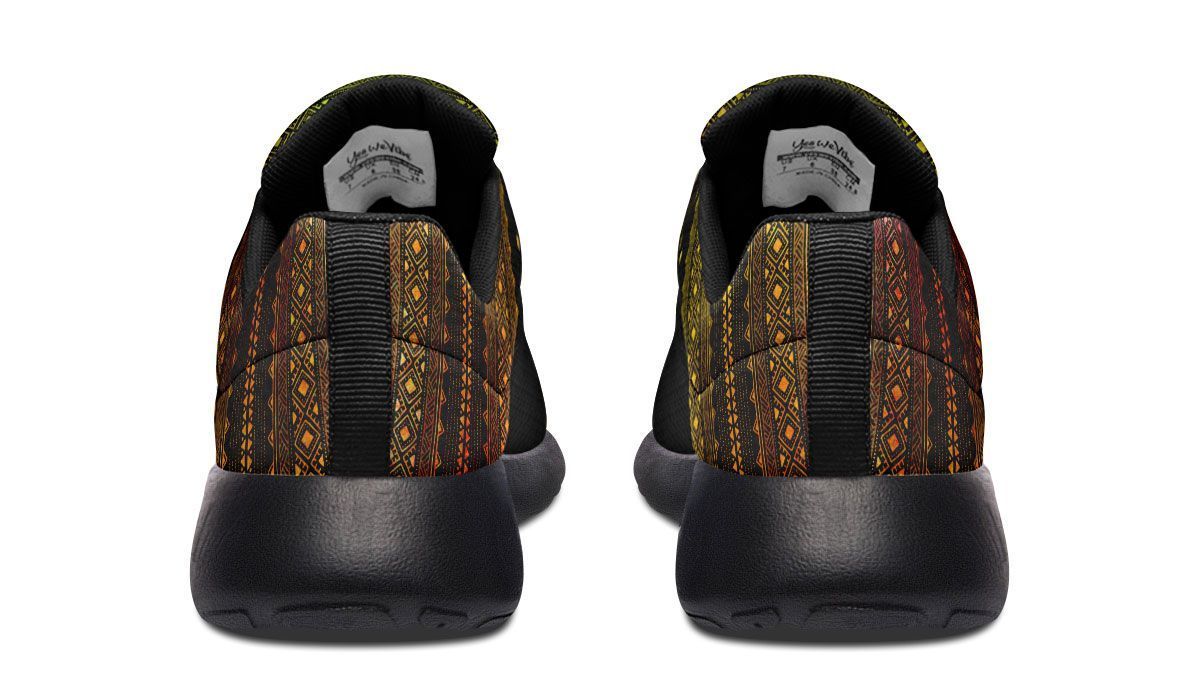 Boho Stitch Pattern Watercolor Gold