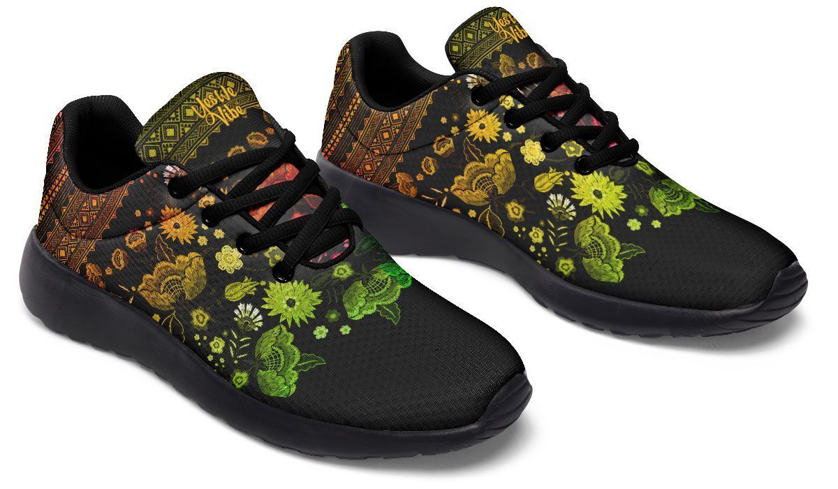 Boho Stitch Pattern Watercolor Gold