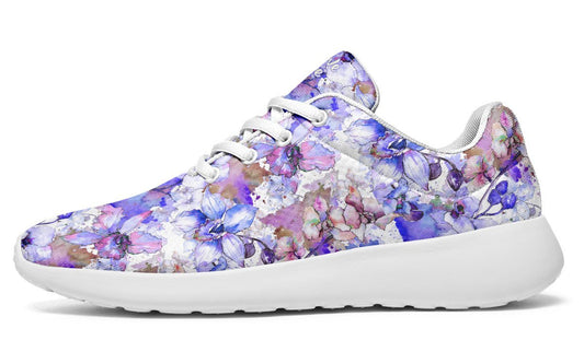 Watercolor Flowers Blue