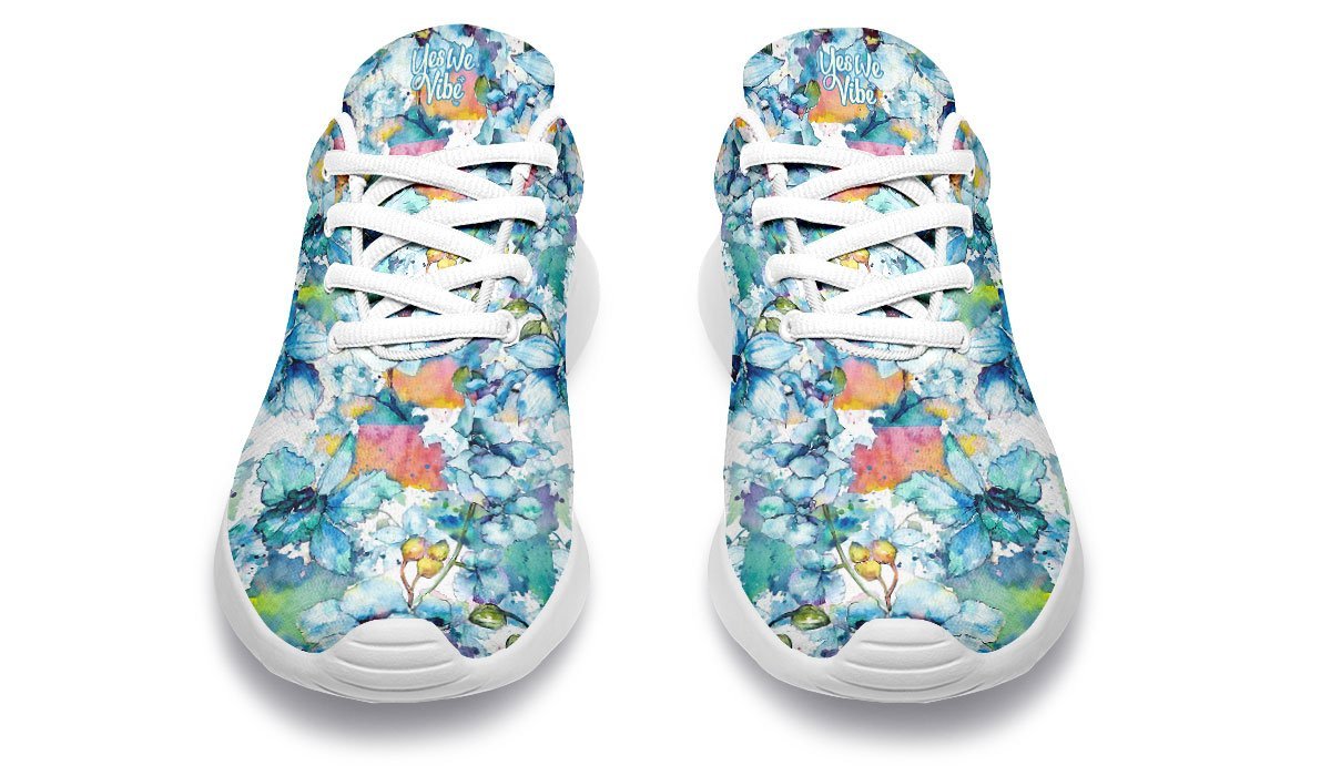 Watercolor Flowers Yellow Orange