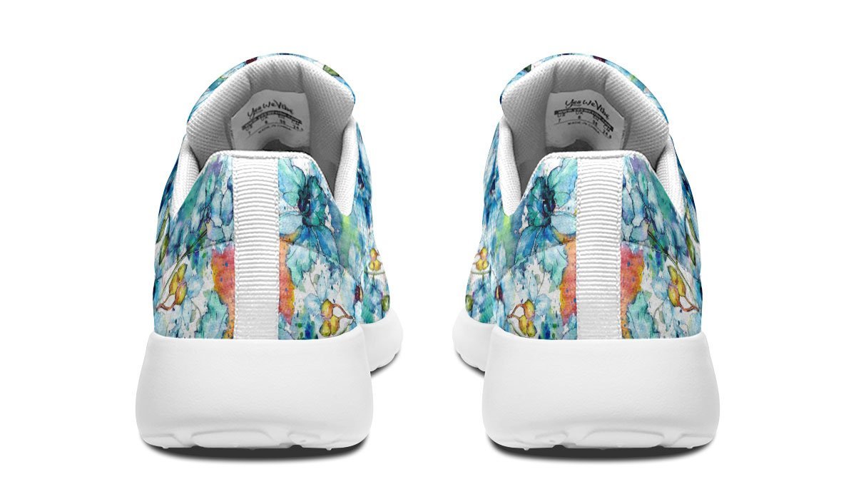 Watercolor Flowers Yellow Orange