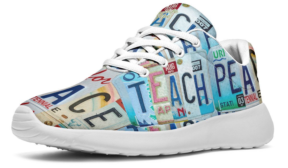 Teach Peace Plate