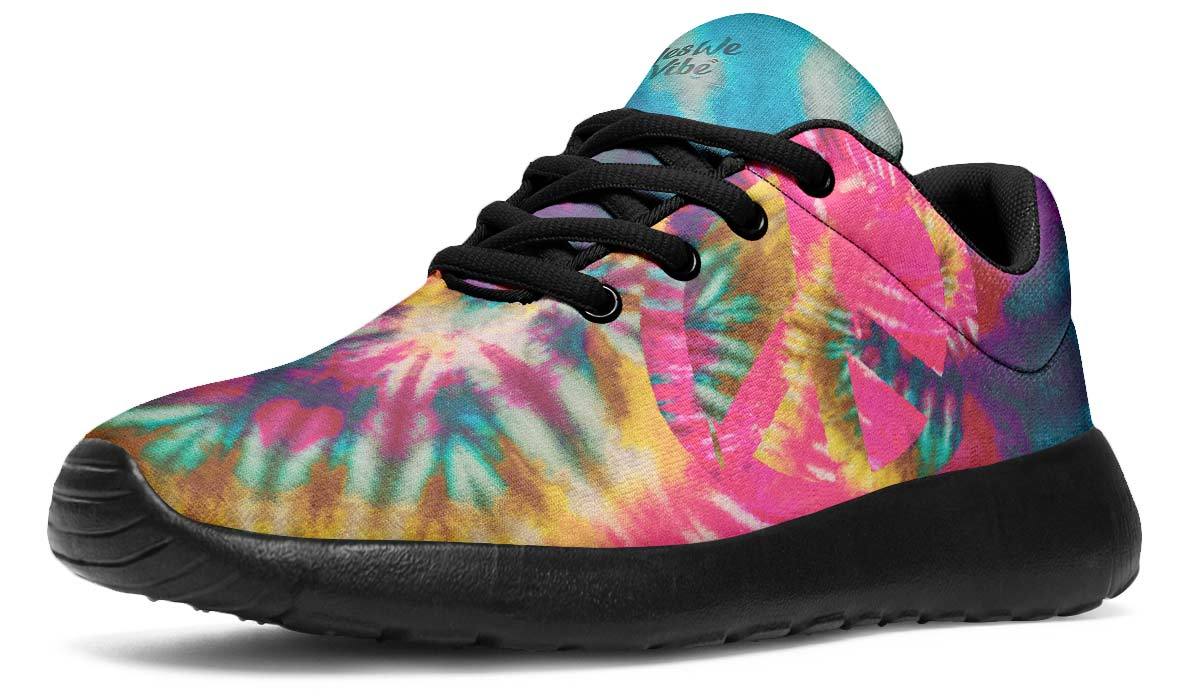 Tie Dye Peace Pink Blue