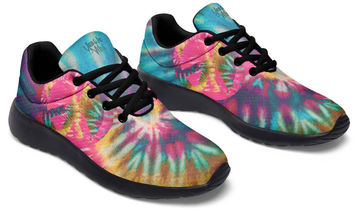 Tie Dye Peace Pink Blue