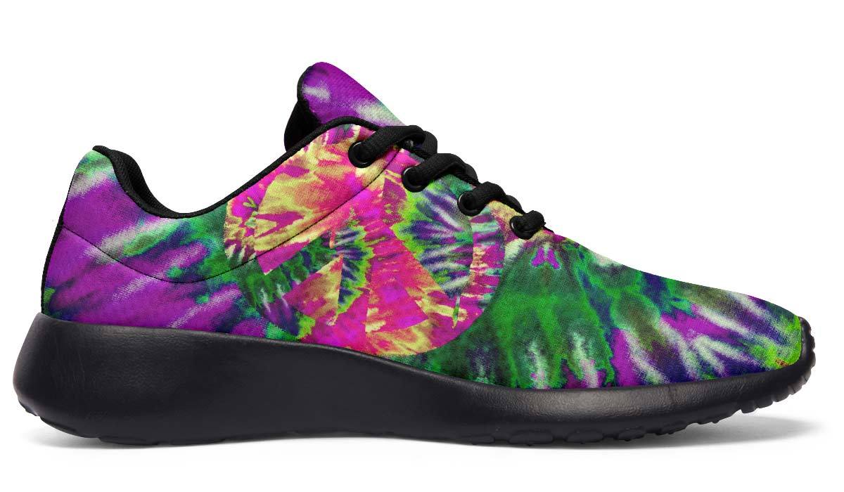 Tie Dye Peace Pink Green