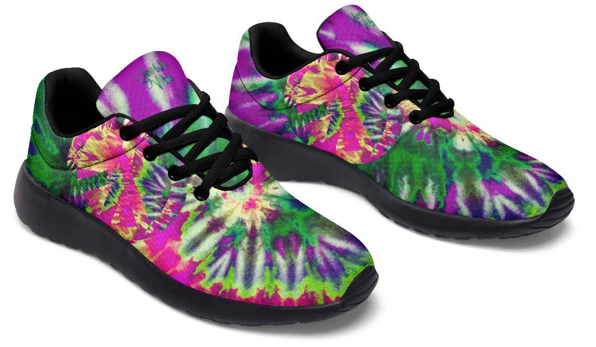 Tie Dye Peace Pink Green