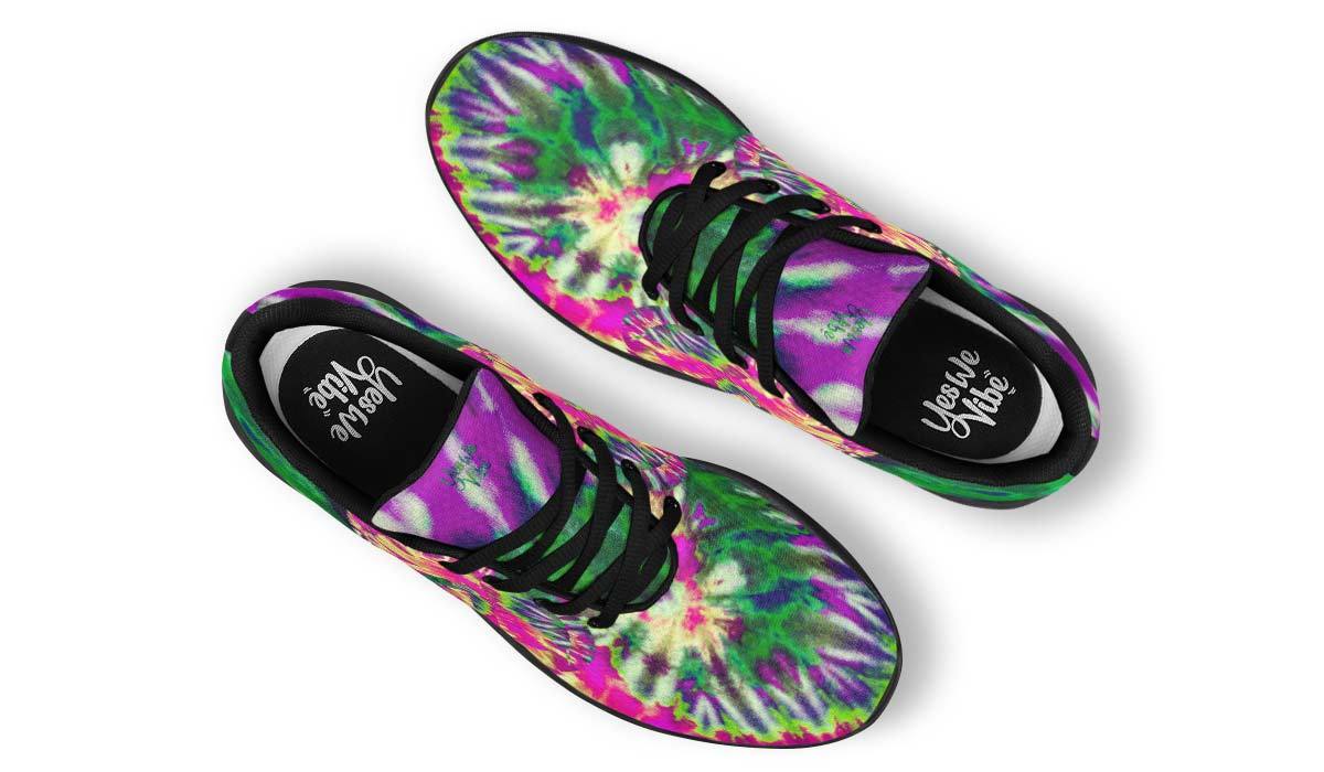 Tie Dye Peace Pink Green