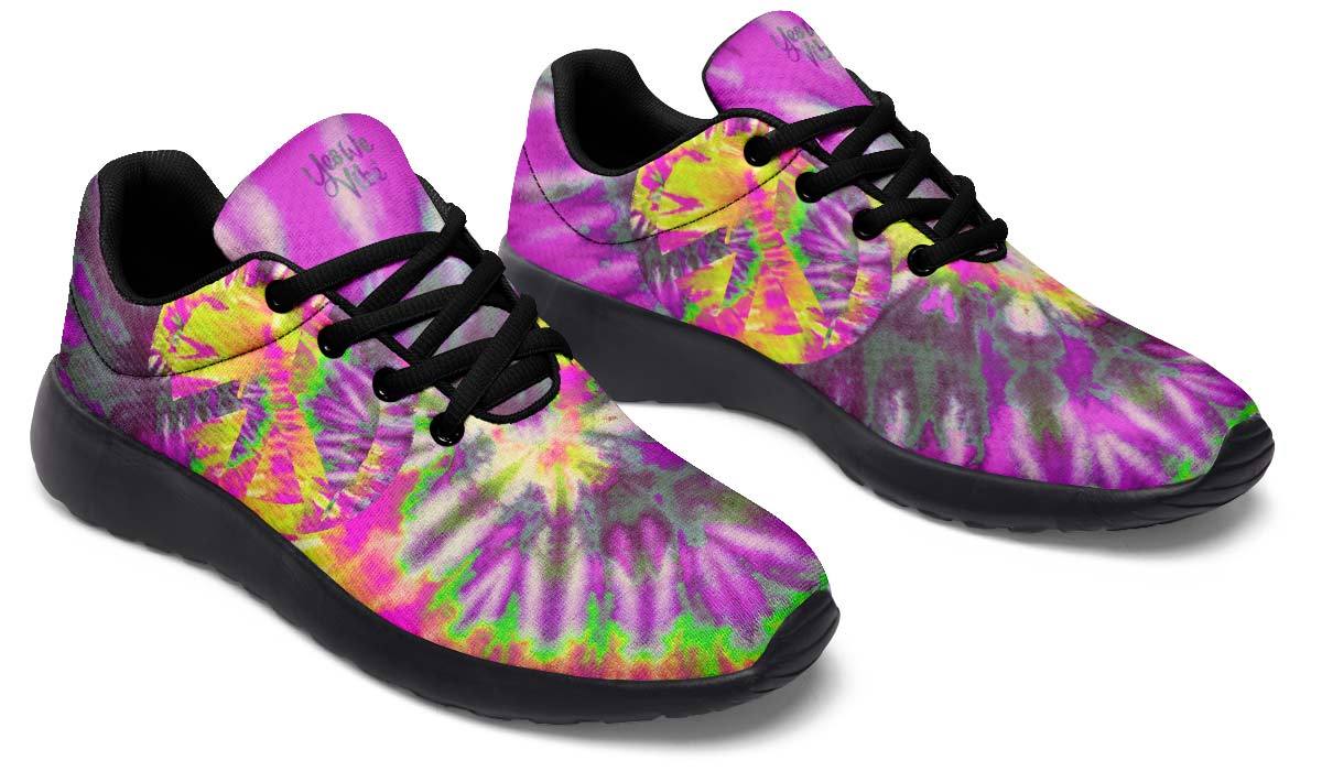 Tie Dye Peace Pink Purple