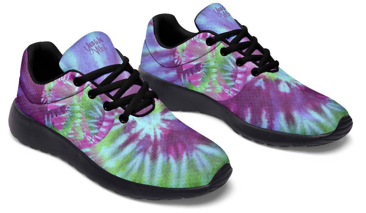 Tie Dye Peace Purple