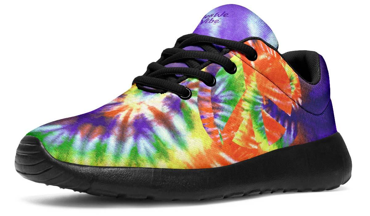 Tie Dye Peace Purple Orange