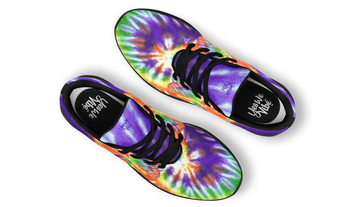 Tie Dye Peace Purple Orange