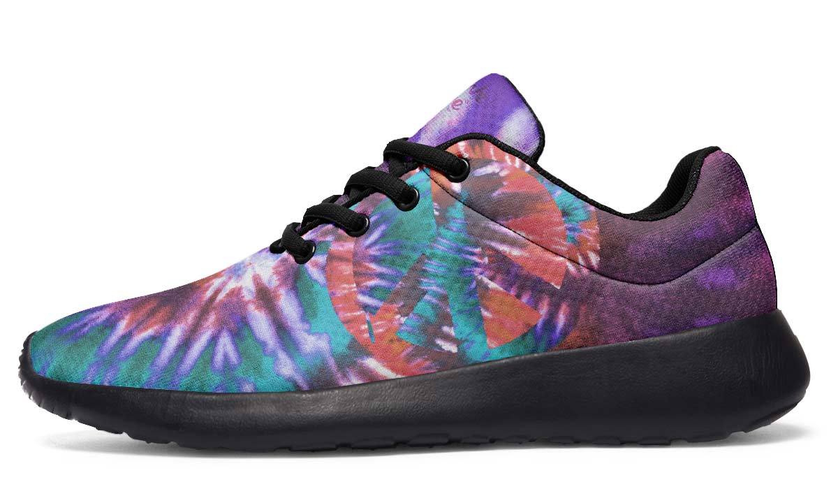 Tie Dye Peace Purple Pink