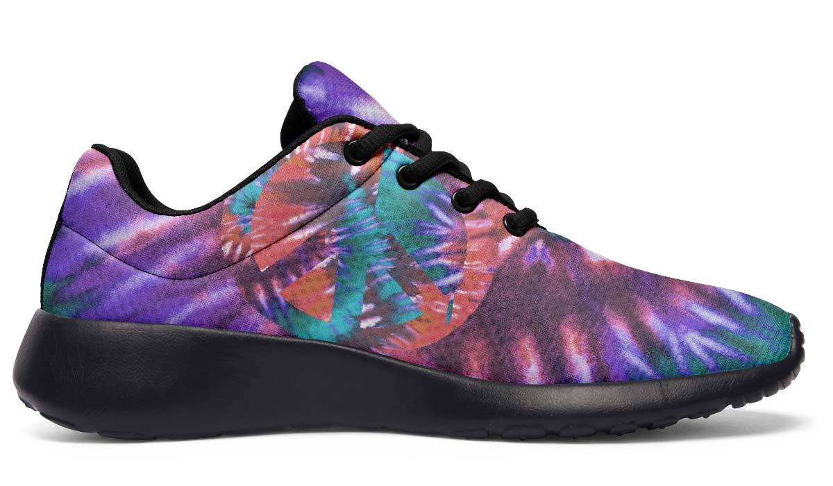 Tie Dye Peace Purple Pink