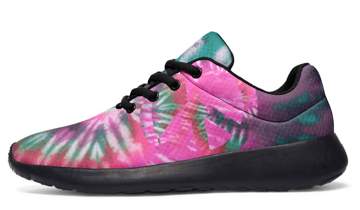 Tie Dye Peace Turqoise Pink