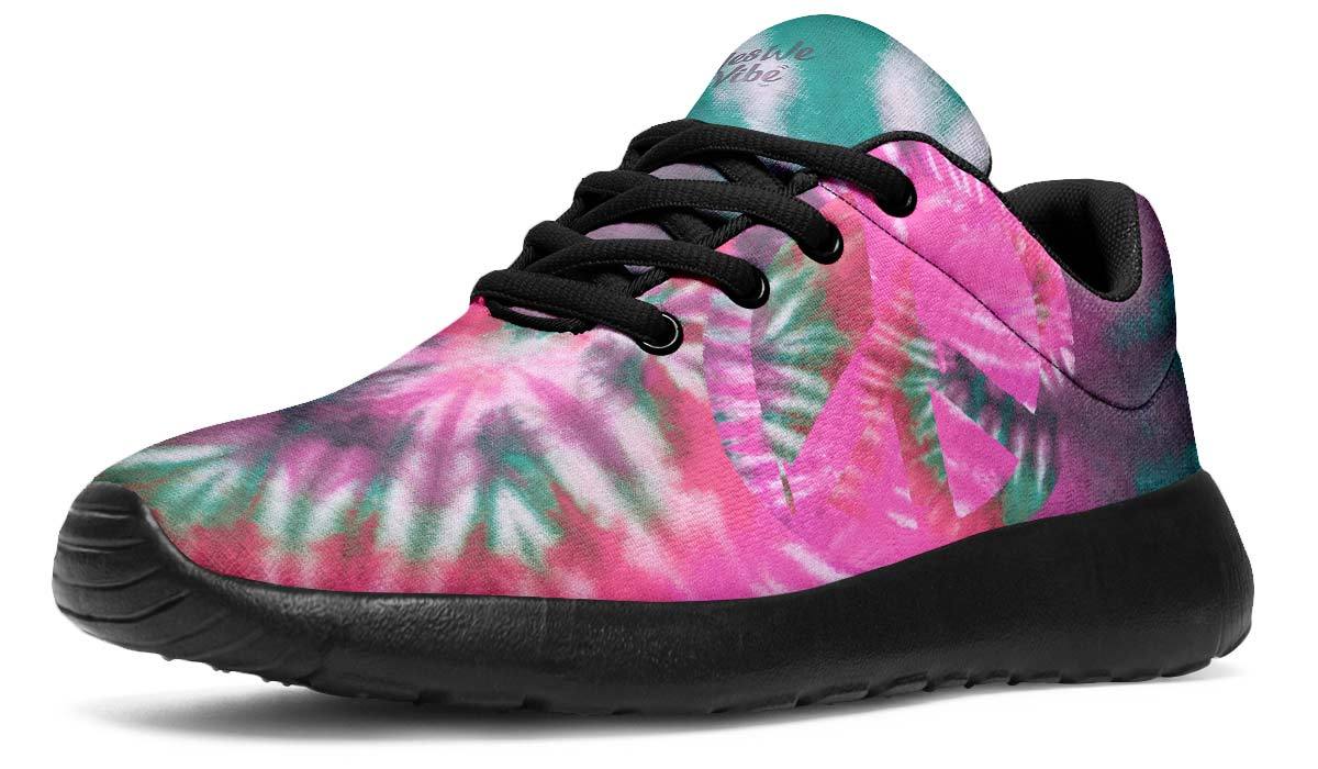 Tie Dye Peace Turqoise Pink