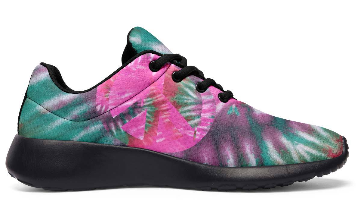 Tie Dye Peace Turqoise Pink