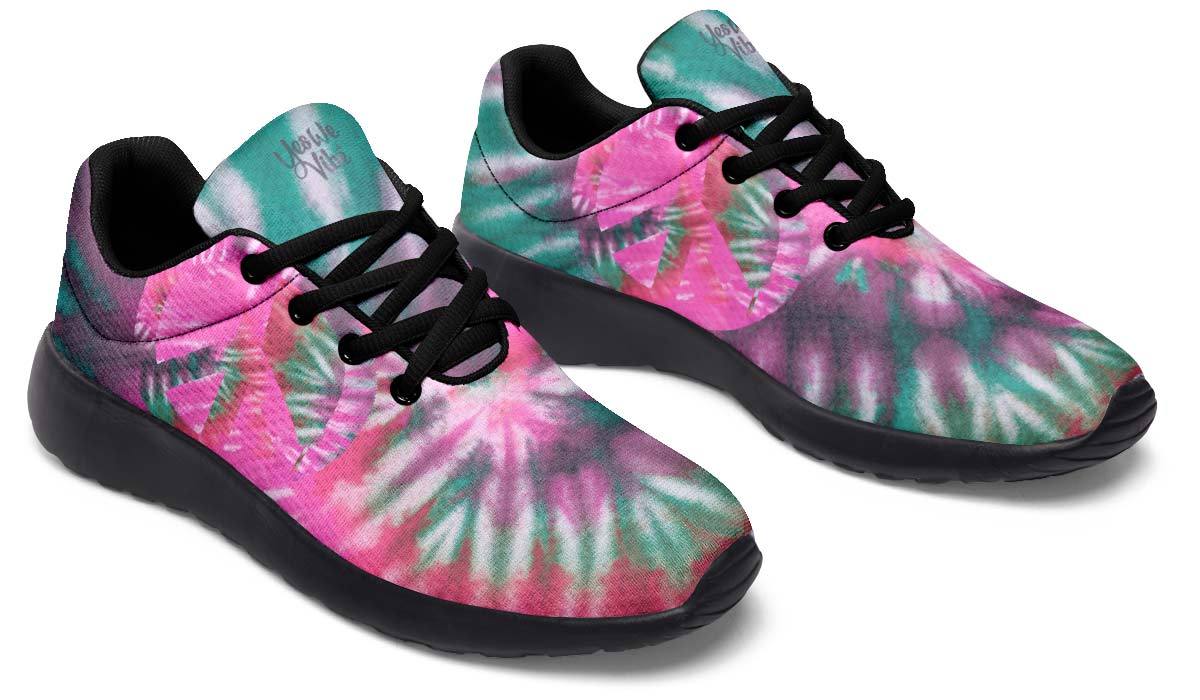 Tie Dye Peace Turqoise Pink