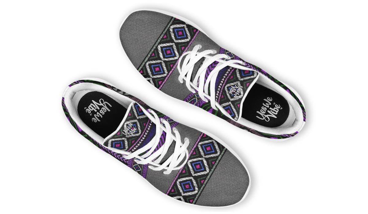 Bohemianism Purple Gray Lines