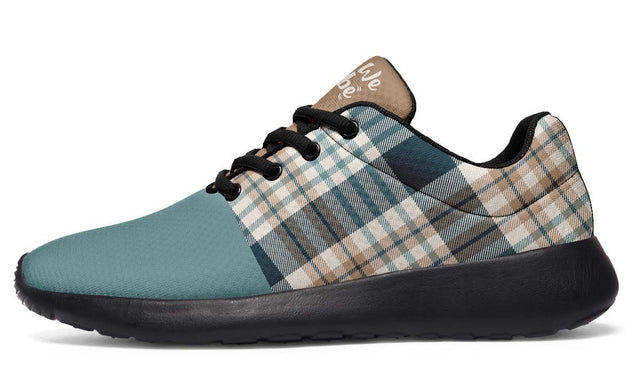 Plaid Color Brown Teal
