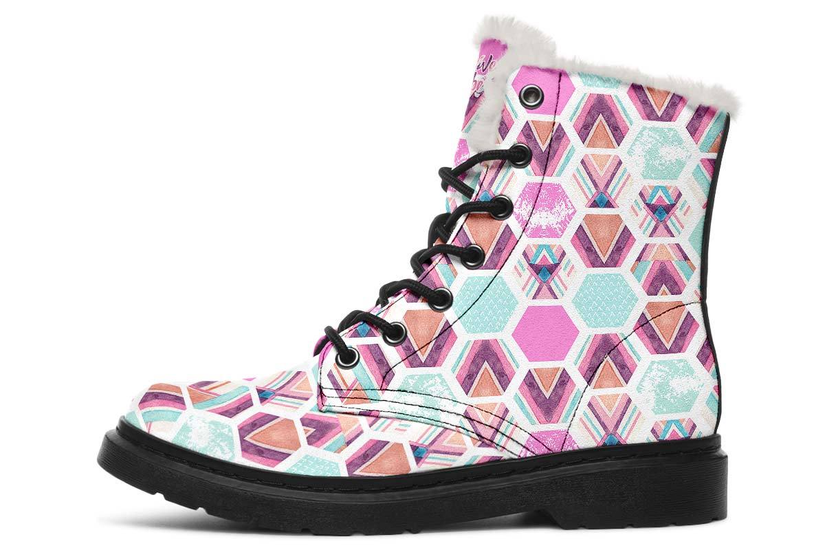Watercolor Hexagon Pattern