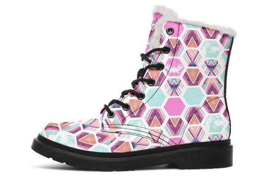 Watercolor Hexagon Pattern