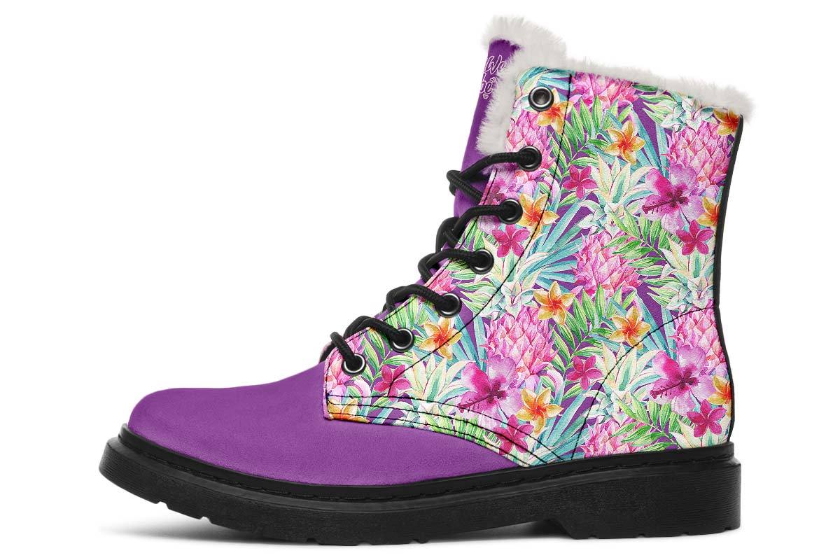 Watercolor Pink Pineapple