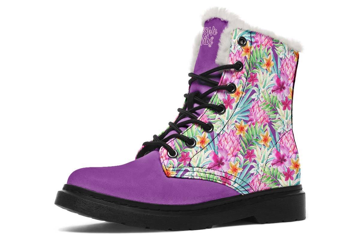 Watercolor Pink Pineapple