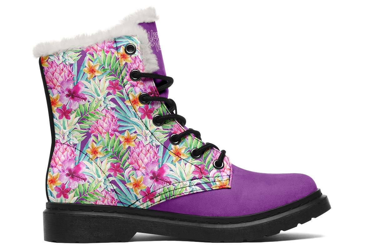 Watercolor Pink Pineapple