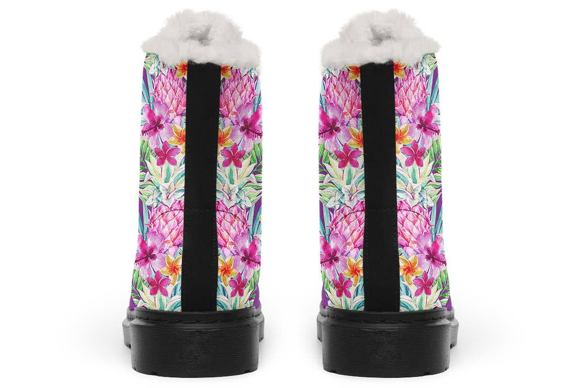 Watercolor Pink Pineapple