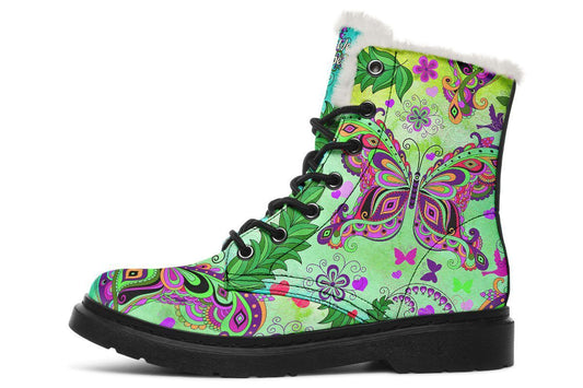 The Butterflies In Watercolor