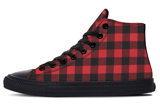 Checkered Black And Red