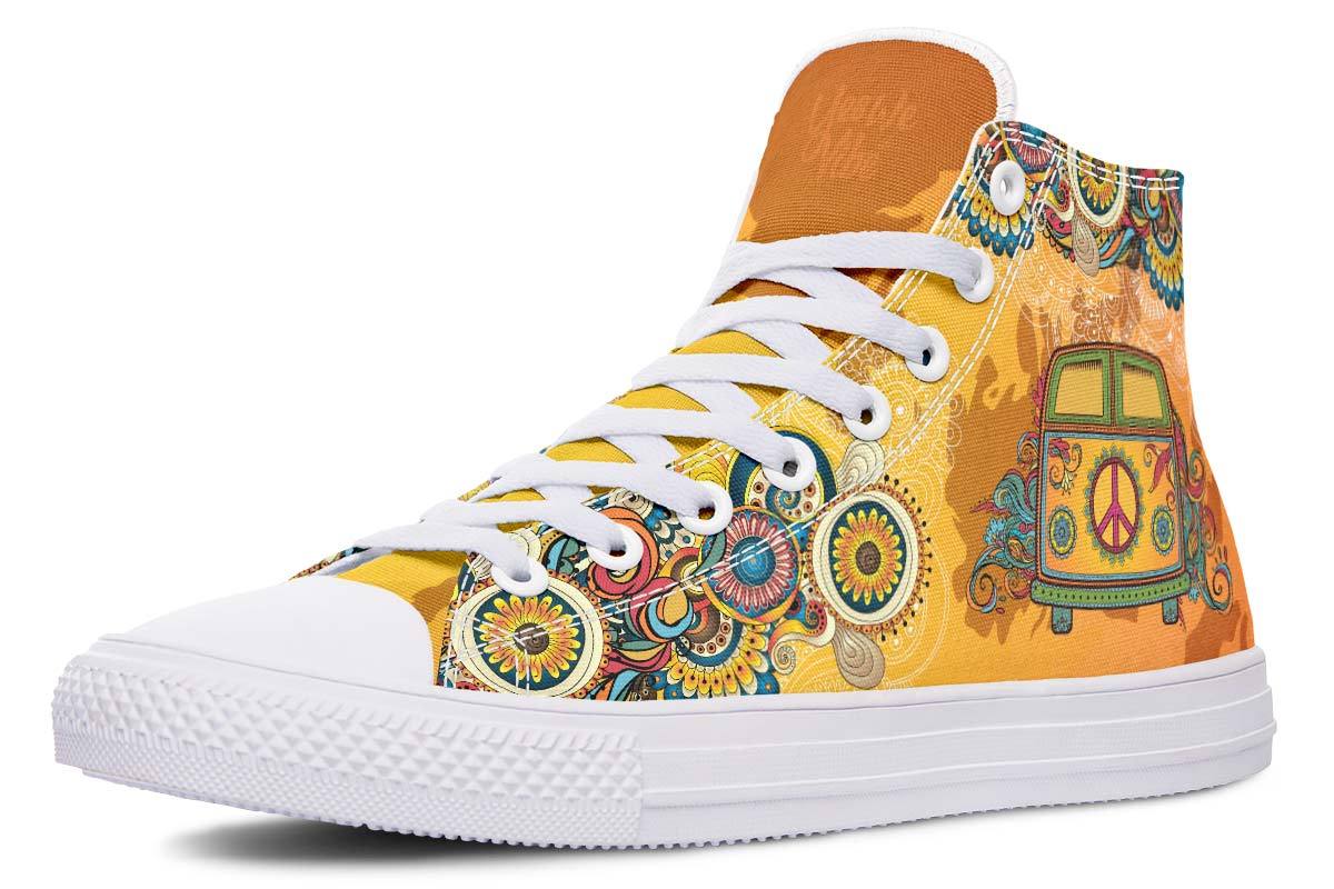 Colorful Hippie Van