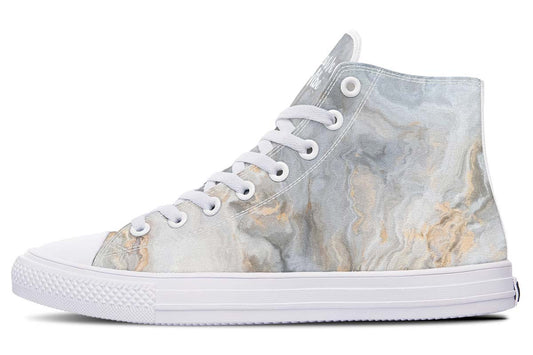 White Grey Gold Marble