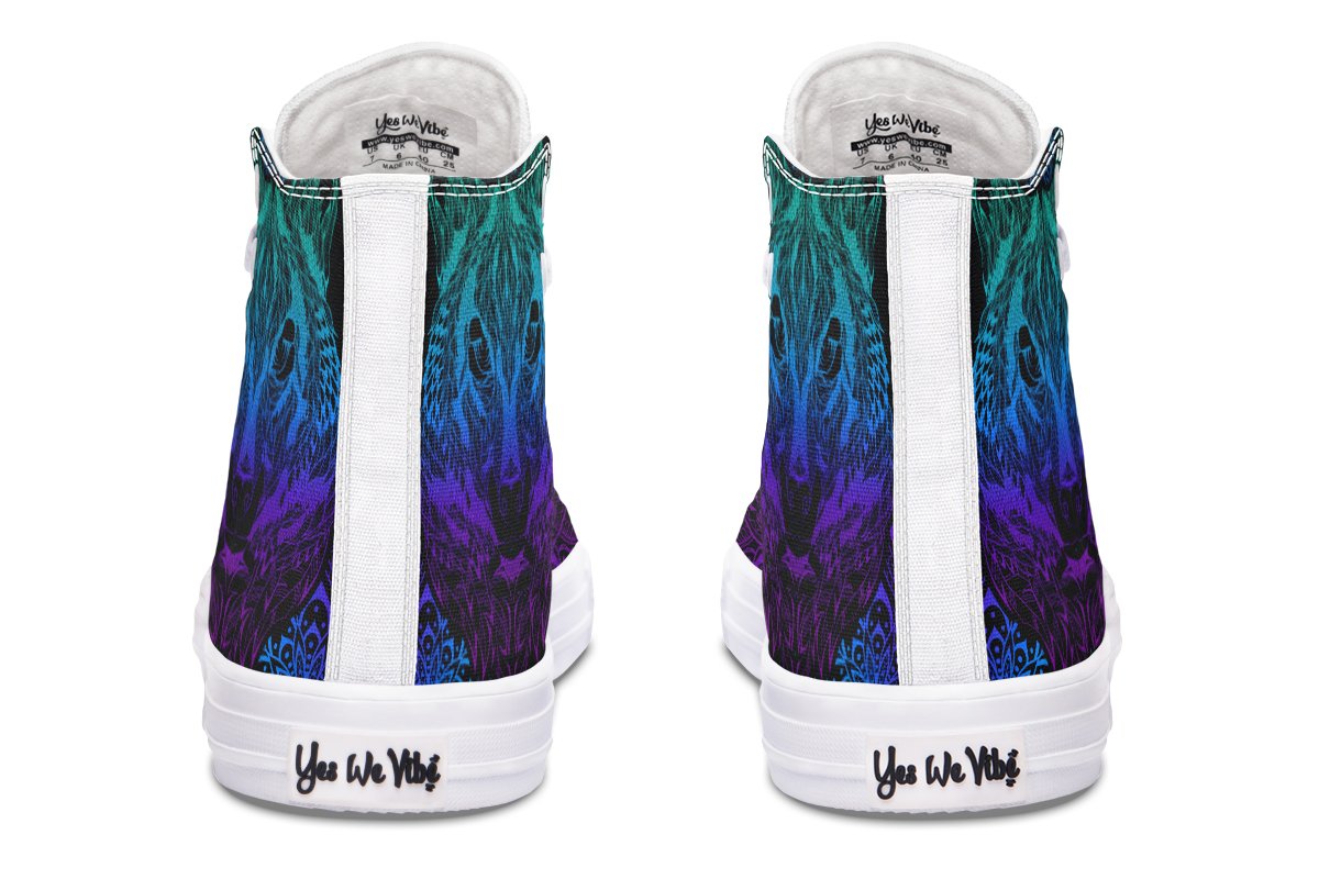 Colorful Wolf Mandala